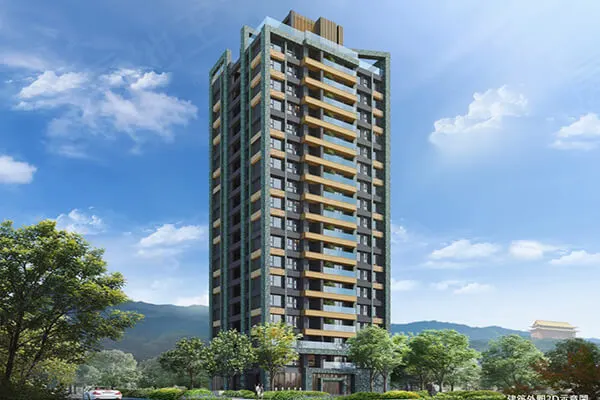 士科潤山建案主視覺
