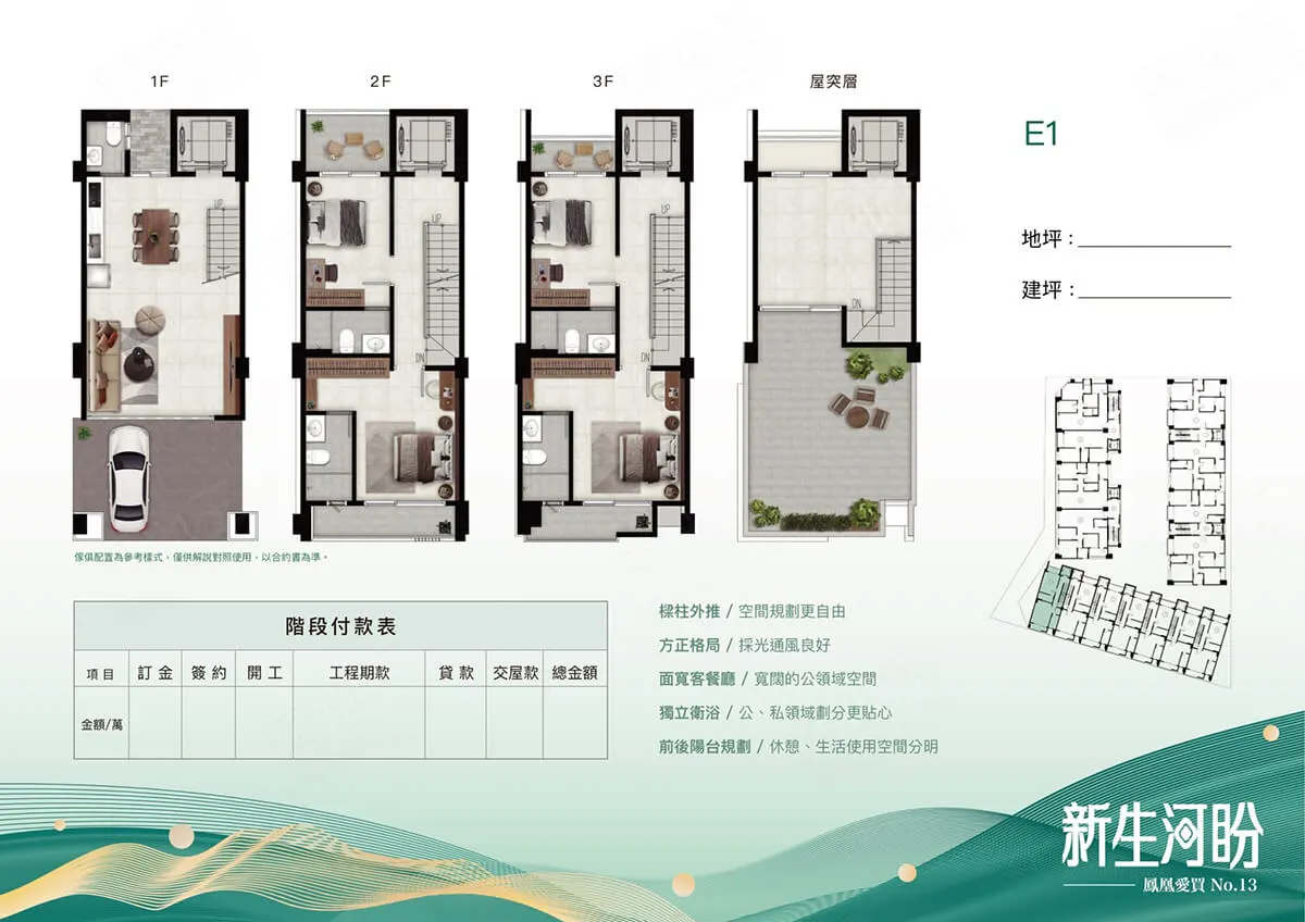 鳳凰愛買-第13期 新生河盼-透天區建案圖輯 2